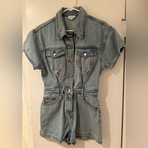 Lelis Denim Romper